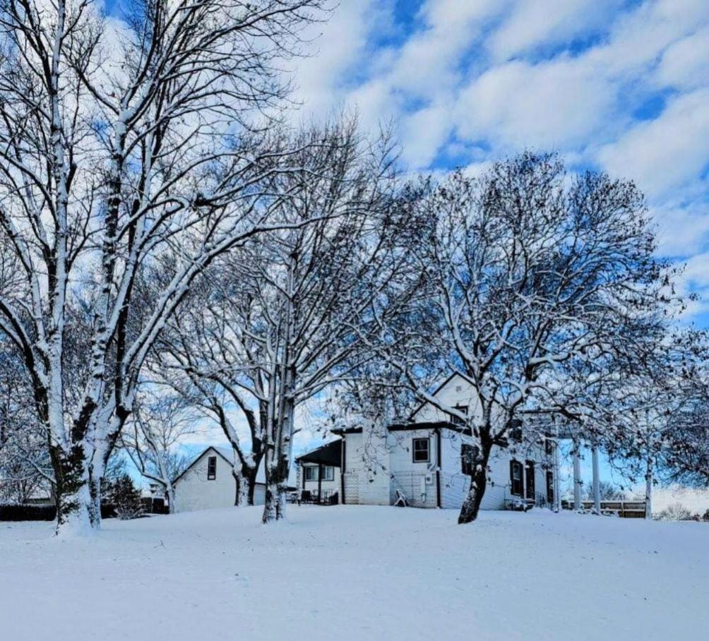 1908 Modern Farmhouse On Large Private Treed Lot ショーニー エクステリア 写真